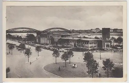 (30966) AK Düsseldorf, Hofgarten Rheinterasse, Café Mainz, 1931