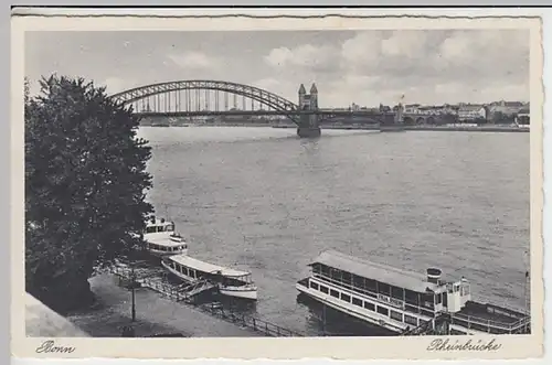 (30944) AK Bonn, Rheinbrücke, vor 1945