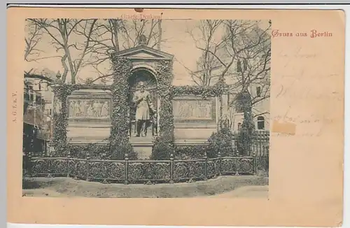 (30932) AK Gruss aus Berlin, Graefe-Denkmal, 1900