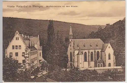 (30915) AK Geisenheim, Kloster Marienthal, 1915