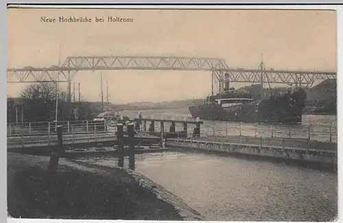 (30911) AK Kiel-Holtenau, Neue Hochbrücke, vor 1945 (geschr. 1968)