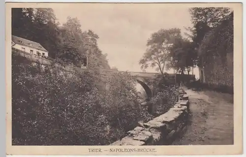 (30903) AK Trier, Napoleons-Brücke, 1914