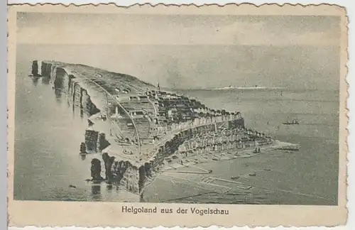 (30880) AK Helgoland aus der Vogelschau, vor 1945