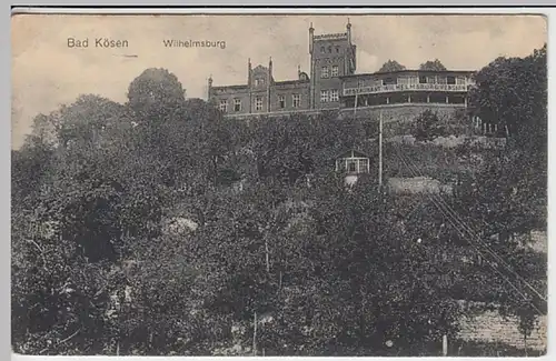 (30863) AK Bad Kösen, Wilhelmsburg, 1924