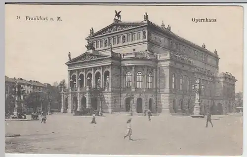 (30857) AK Frankfurt a.M., Opernhaus, vor 1945