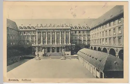 (30844) AK Barmen, Rathaus, 1925