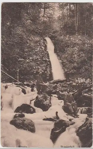 (30837) AK Sinaia, Wasserfall, vor 1945