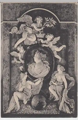 (30801) AK Kassel, Marmorbad, Kaminstück, vor 1945