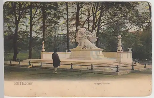 (30779) AK Düsseldorf, Kriegerdenkmal, 1903