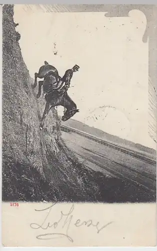 (30734) AK Reiter am Steilhang, Italien, 1903