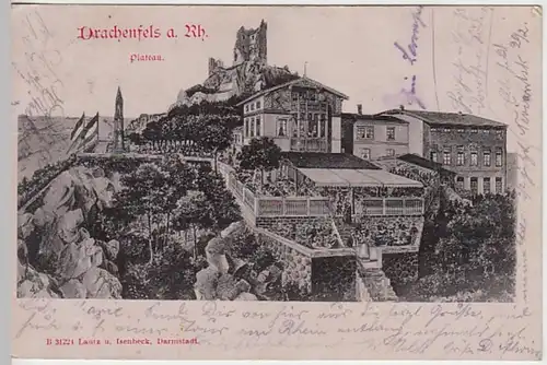 (30732) AK Drachenfels a. Rh., Plateau, 1901