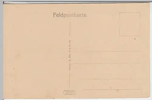 (30713) AK Frankreich, Zerstörung 1.WK, Cafe Du Commerce 1914-18