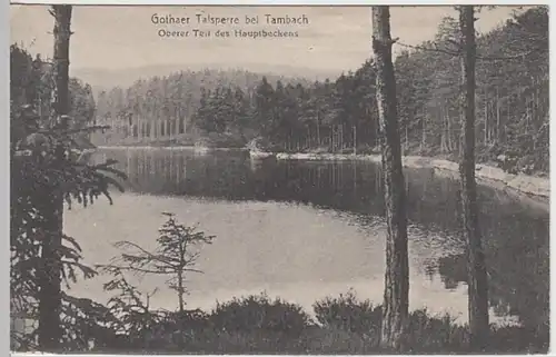 (30694) AK Tambach, Gothaer Talsperre, oberes Hauptbecken, 1924