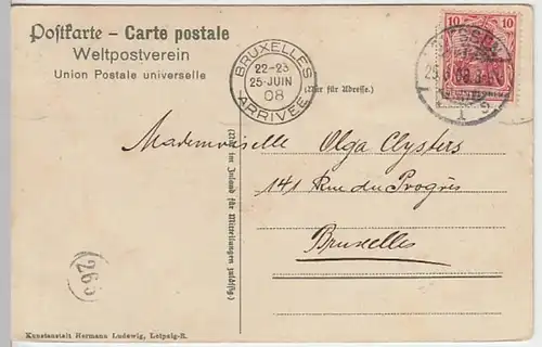 (30673) AK Giessen, Neue Universität, 1908
