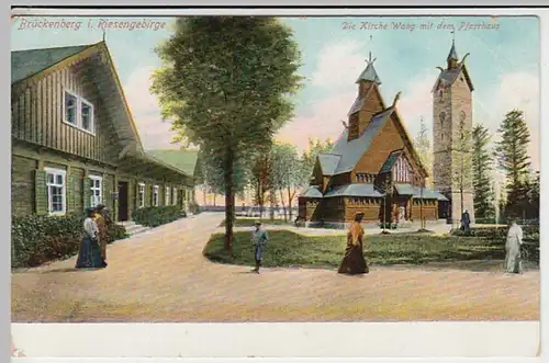 (30662) AK Krummhübel-Brückenberg (Karpacz-Gorny), Kirche Wang, vor 1945