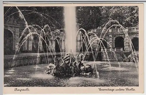 (30659) AK Bayreuth, Eremitage untere Grotte, 1941