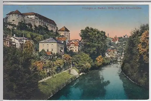 (30614) AK Tübingen, Blick von der Alleenbrücke, 1919