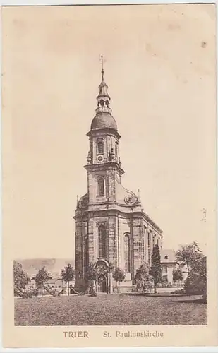 (30604) AK Trier, St. Paulinuskirche, Feldpost 1917