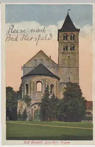 (29984) AK Bad Hersfeld, Stifts-Ruine 1910er