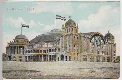 (29982) AK Frankfurt a.M., Festhalle 1910er