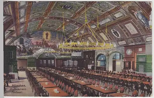 (29902) AK München, Festsaal im Hofbräuhaus 1914