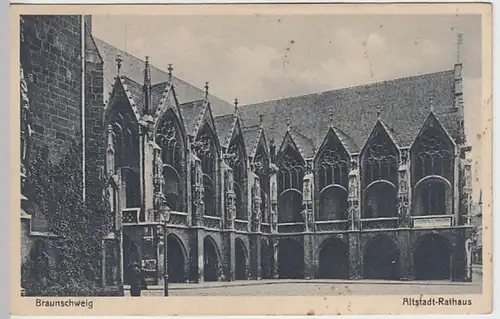 (29898) AK Braunschweig, Altstadt Rathaus 1925