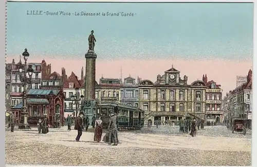 (29886) AK Lille, Grand Place 1910er