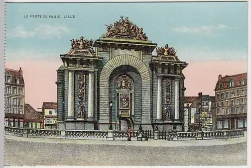 (29884) AK Lille, La Porte de Paris 1910er