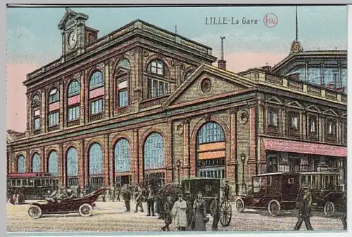 (29876) AK Lille, La gare 1910er