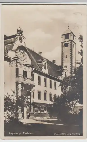 (29850) AK Augsburg, Residenz 1927