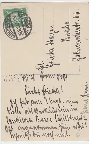 (29826) AK Mädchen unterm Rosenzweig 1924