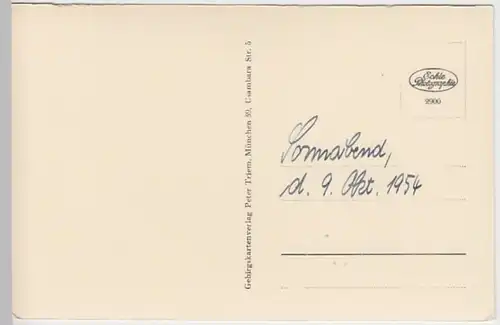 (29815) AK Chiemgauer Alpen, Kampenwand 1954