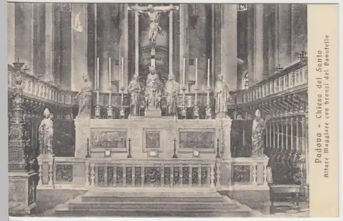 (29799) AK Padova, Chiesa del Santa, Altare um 1910