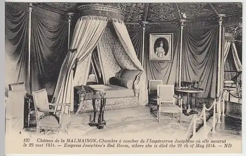(29763) AK Château de Malmaison, Chambre à coucher de l'Impératrice 1910er