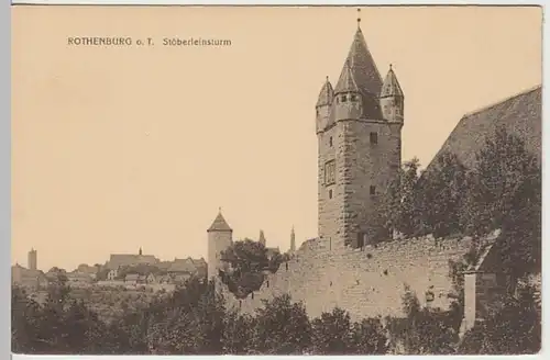 (29724) AK Rothenburg o.T., Stöberleinsturm 1910er