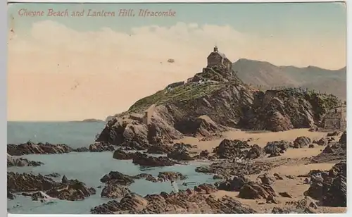 (29718) AK Ilfracombe, Cheyne Beach and Lantern Hill 1910er