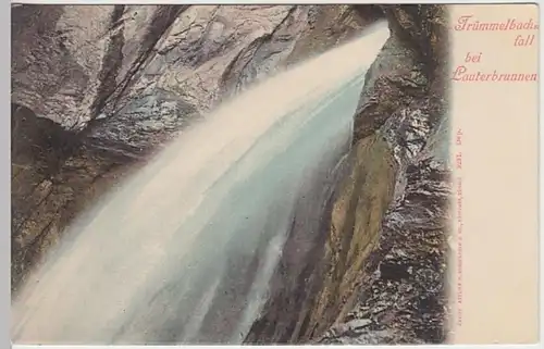 (29699) AK Trümmelbachfall bei Lauterbrunnen um 1900