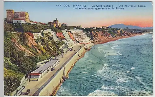 (29658) AK Biarritz, La Cote Basque 1910er