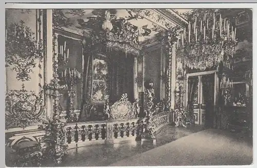 (29657) AK Schloss Herrenchiemsee, Schlafzimmer 1910er