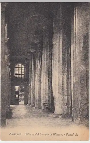 (29653) AK Siracusa, Colonne del Tempio di Minerva, Cattedrale 1910er