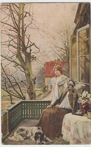 (29631) AK Gemälde >Frühlingshoffen< v. R. Eichstätt vor 1945