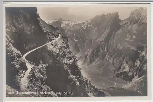 (29448) AK Schrennenweg nach Meglisalp Säntis