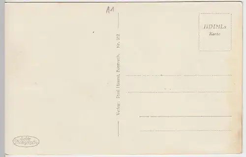 (29441) AK Berneck i. Fichtelgebirge, Ruine Wallenrode, 1920/30er