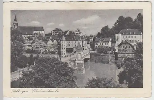(29435) AK Tübingen, Eberhardbrücke 1935
