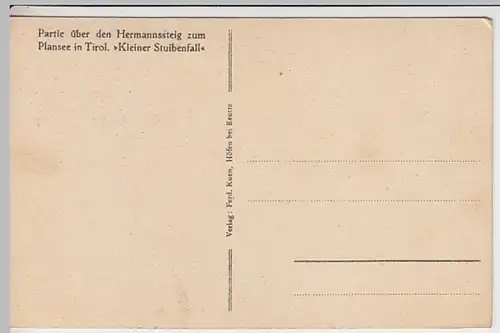 (29418) AK Reutte i. Tirol, Am hermannssteig 1910/20er