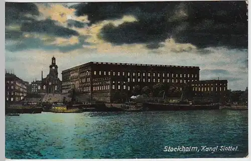 (29416) AK Stockholm, Slottet 1914