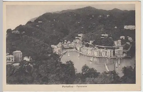 (29316) AK Portofino, Panorama, 1910/20er