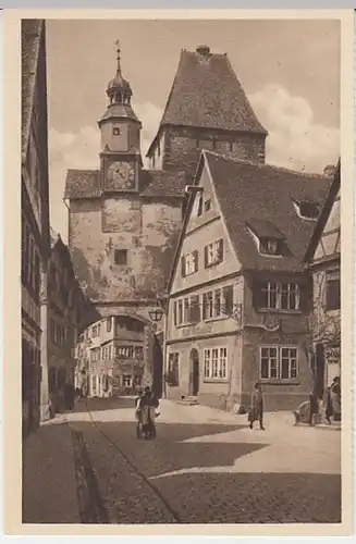 (29257) AK Rothenburg o.d.T., Markustor 1934