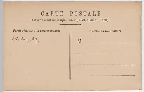 (29081) AK Versailles, Chateau, Cour de Marbre 1907
