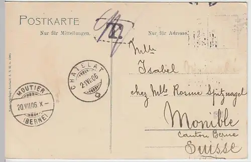 (29078) AK Hamburg, Civil Justizgebäude 1906